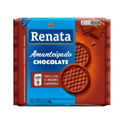 Bisc Amanteigado Renata Chocolate 330G
