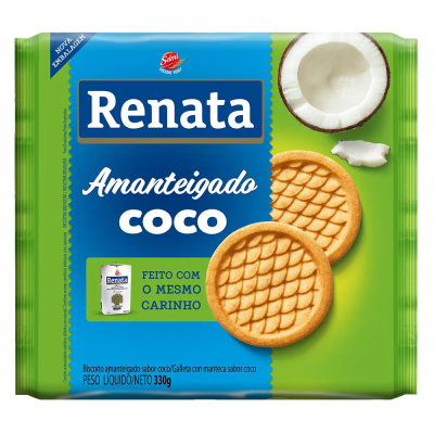 Bisc Amanteigado Renata Coco 330G
