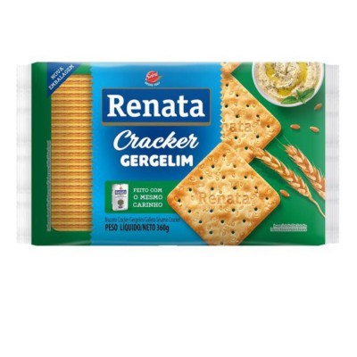 Bisc Renata 360G Cream Crac Gergelim C/3