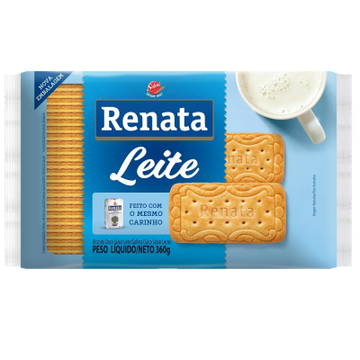 Bisc Renata 360G Leite C/3