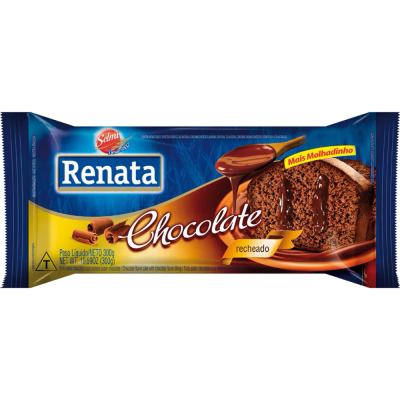 Bolo Renata Chocolate Recheado 300G