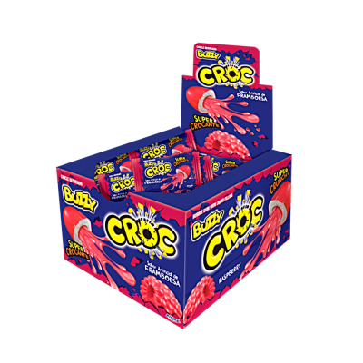 Chicle Buzzy Croc Framboesa 40Un