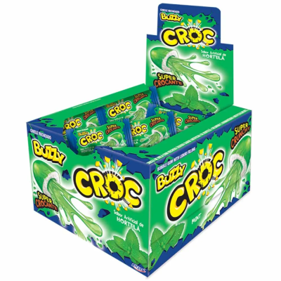 Chicle Buzzy Croc Hortela 40Un