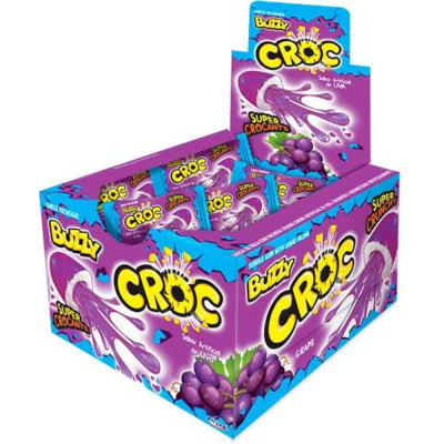Chicle Buzzy Croc Uva 40Un