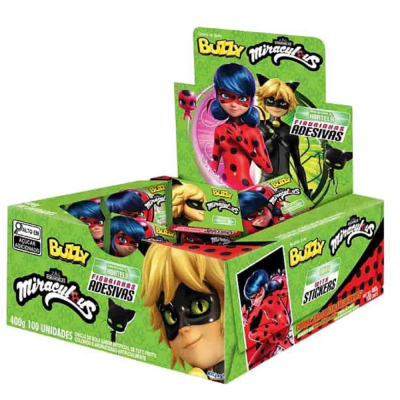 Chicle Buzzy Ladybug 400Gr Menta