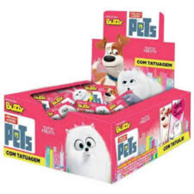 Chicle Buzzy Pets Tattoo Tutti Frutti 1