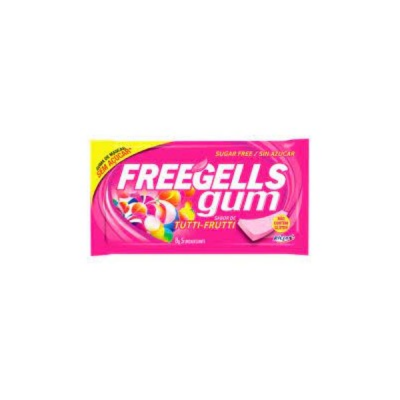 Chicle Freegells Gum Tutti Frutti 8G