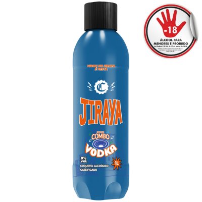 Coquetel Alc Jiraya Vodka + Combo 1Lt