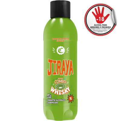 Coquetel Alc Jiraya Whisky + Combo 1Lt
