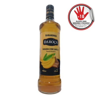 Coquetel Alcoolico Da Roca 900Ml Bananinha