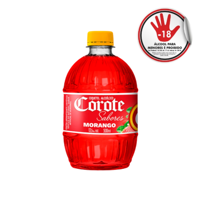 Coquetel Corote Morango 500Ml