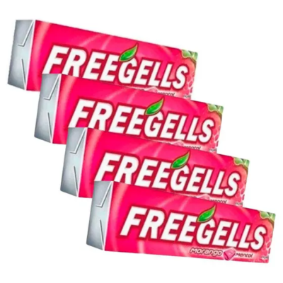 Drops Freegells Play Morango 27,9G