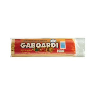 Espeto Gaboardi Madeira Churrasco 50Un