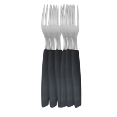 Garfo Home E More Cabo Plastico C/6Un