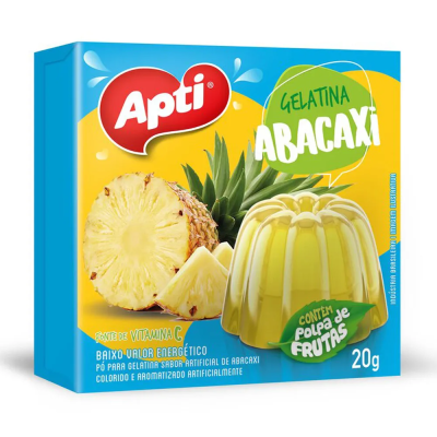 Gelatina Apti 20G Abacaxi