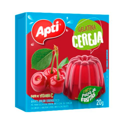 Gelatina Apti 20G Cereja