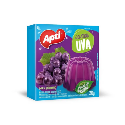 Gelatina Apti 20G Uva