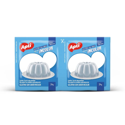 Gelatina Apti S/Sabor 24G