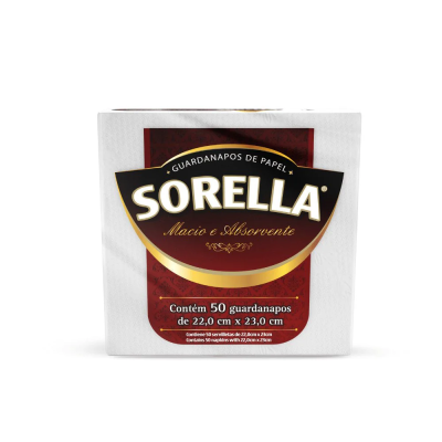 Guardanapo Papel Sorella 22X23Cm Un