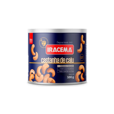 Iracema Castanha De Caju Lt 100G