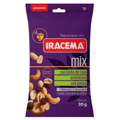 Iracema Mix De Nuts 30G Uva Passa/Amen