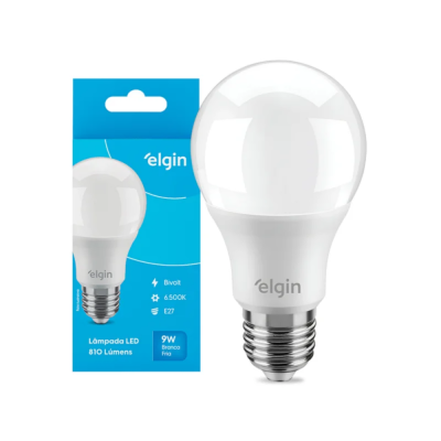 Lampada Elgin Bulbo Led 9W 6500K Bivolt