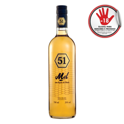 Aguard 51 Mel C/Limao 740Ml