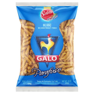 Mac Galo Azul Semolado Parafuso 500G