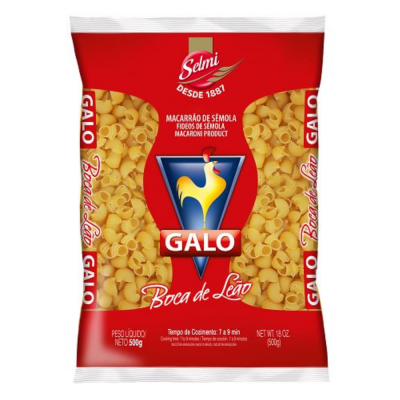 Mac Galo Verm Semola Boca De Leao 500G