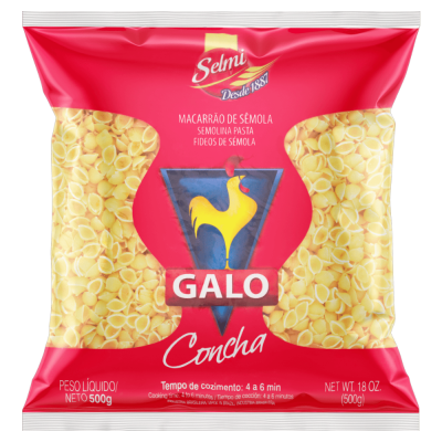 Mac Galo Verm Semola Concha 500G