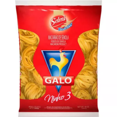 Mac Galo Verm Semola Ninho 3 500G