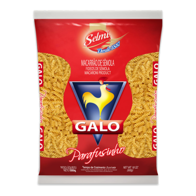 Mac Galo Verm Semola Parafusinho 500G