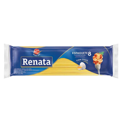 Mac Renata C/Ovos Espaguete N8 500G