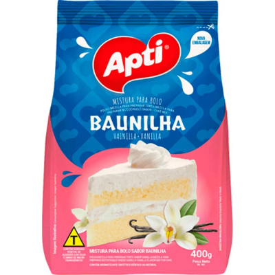 Mistura Bolo Apti Baunilha 400G