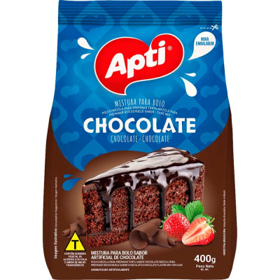 Mistura Bolo Apti Chocolate 400G