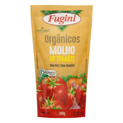 Molho Tomate Fugini Organico Sache 300G