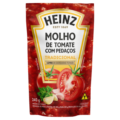 Molho Tomate Heinz Trad 240G