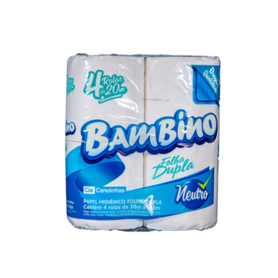 Papel Hig Bambino F Dupla 4Un 20M