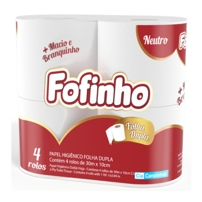 Papel Hig Fofinho F Dupla 24Pc X 4 30M