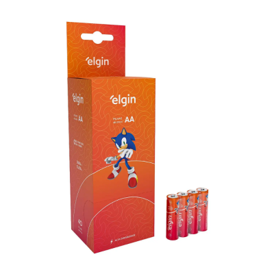 Pilha Elgin Energy Aa 40Un