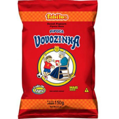 Pipoca Doce Fabitos Vovozinha 150G