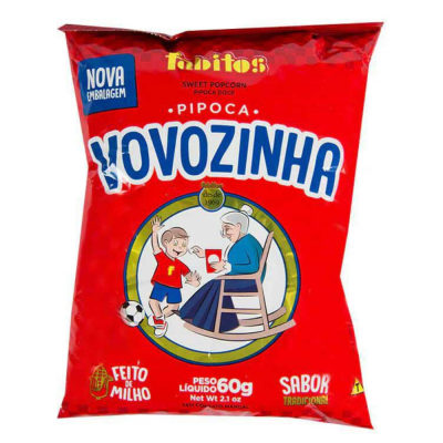 Pipoca Doce Fabitos Vovozinha 60G