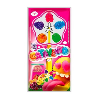 Pirulito Diploko Catavento Frutas 12G