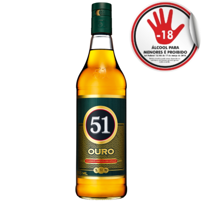 Aguard 51 Ouro 965Ml Devolucao