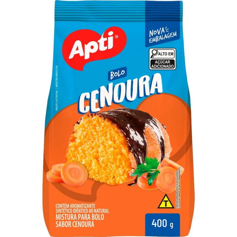 Mistura para Bolo Apti 400g Cenoura